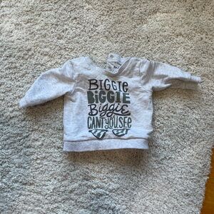 Biggie Smalls infant sweatshirt EUC